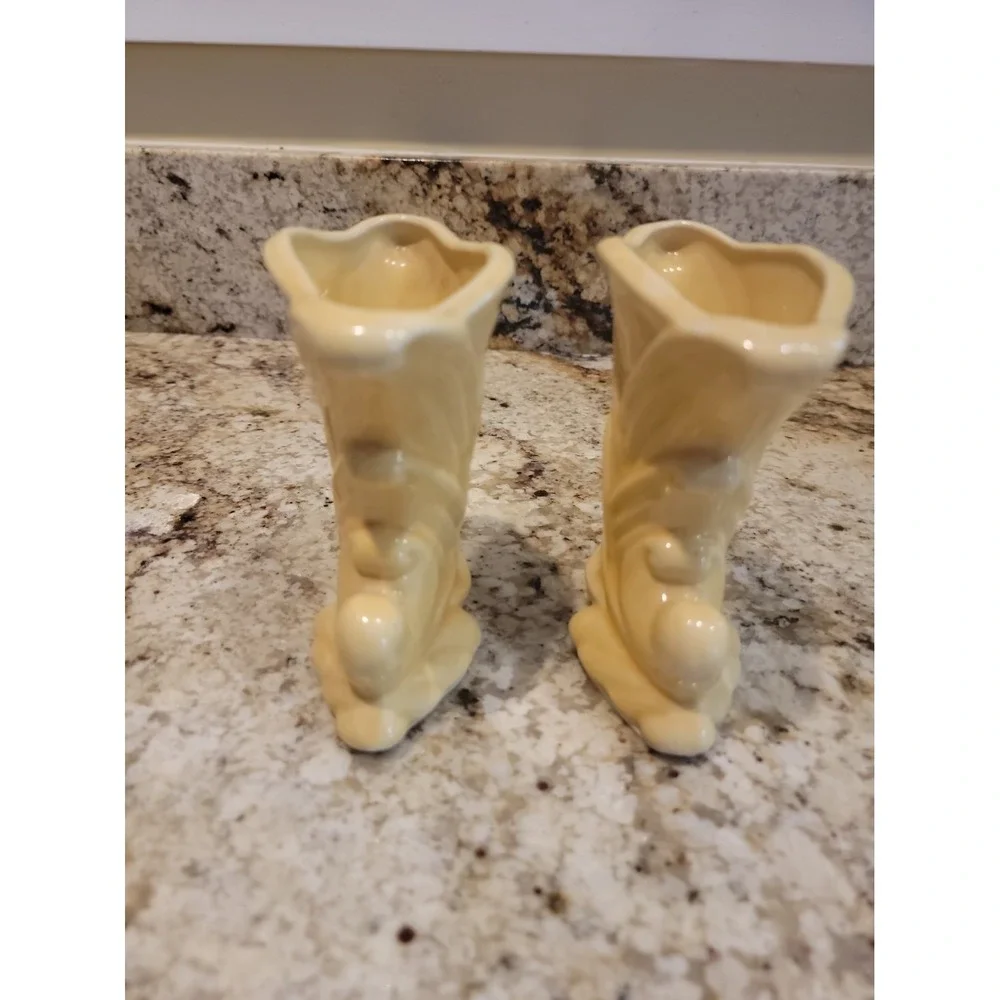 Vtg 50's Pair (2) Shawnee Pottery 5